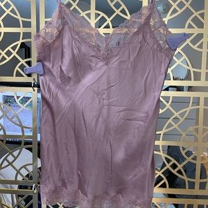 Dusty rose silk camisole by intimissmi